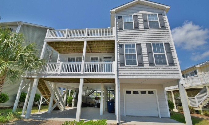 Cherry Grove Beach Casa | Listado de abril de 2019 - Alquiler de lujo con piscina privada a pasos de la playa