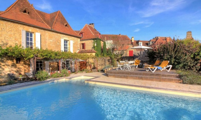 Domme Villa | Encantadora casa con vistas espectaculares en el hermoso pueblo