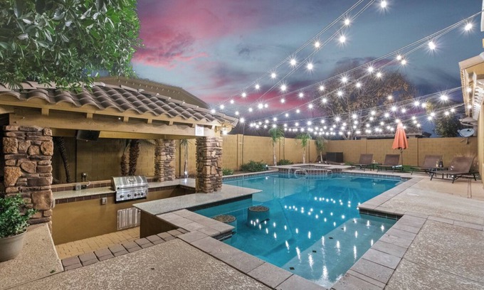Power Ranch Casa | Luxury Retreat with Heated Pool & Hidden Game Room by RedAwning