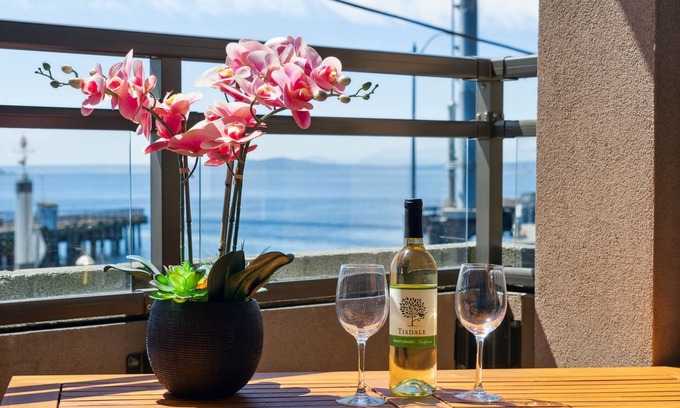 Downtown Seattle Condominio | 🚢Luxury Seattle Waterfront Walk to Cruise Ship & Pike Place -Waterfront Views🎡