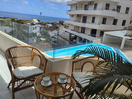 Flic-en-Flac Apartamento | Luxury Seaview Apartment Flic en Flac CFF07