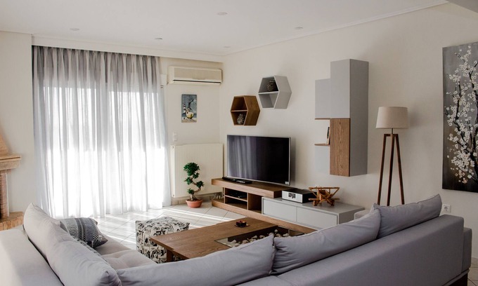 Saronida Apartamento | Apartamento de lujo con vistas al mar junto a la playa