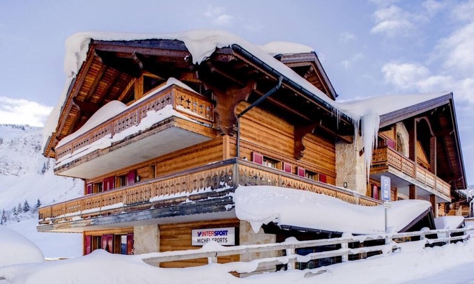 Val d'Illiez Apartamento | ski-in de lujo / ski-out de apartamentos de estilo chalé con vistas espectaculares