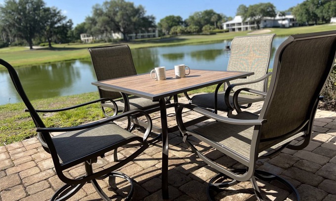 Wesley Chapel Condominio | Luxury – Spacious 3BR Ground-Floor Condo w/ Golf Views, Private Patio, PGA Golf & Tennis Community