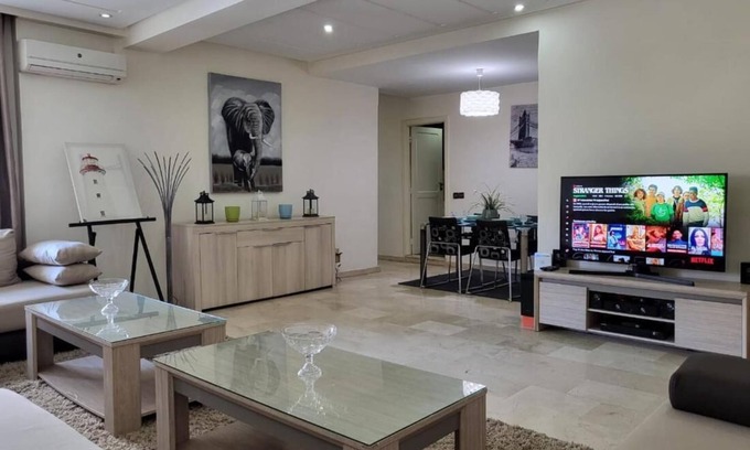 LA GIRONDE Apartamento | Apartamento espacioso de lujo en el centro de Casablanca
