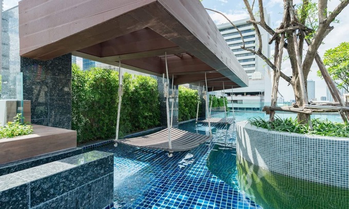Khlong Toei Nuea Condominio | Luxury Studio Condo @ Heart of Bangkok-CHECK-IN las 24 HORAS