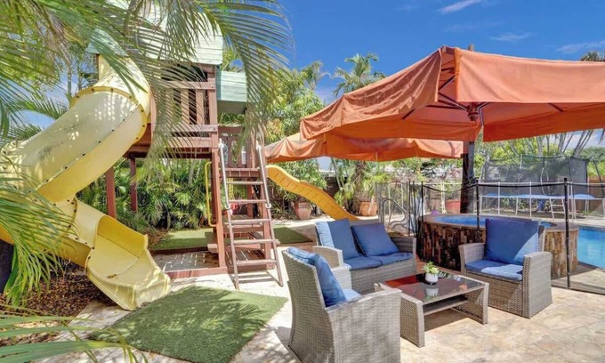 Hollywood Hills Villa | Luxury Villa: Heated Pool & Hot Tub w/ Playground