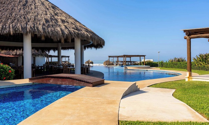 Área del bulevar Barra Vieja Villa | Villa moderna | Playa privada | Dreams Diamante