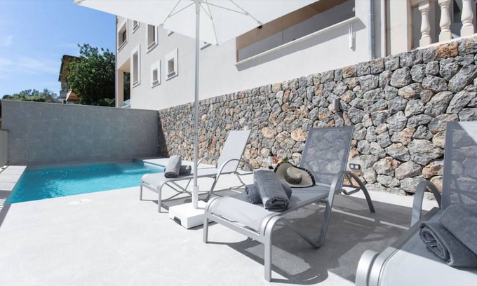 Sóller Villa | Villa de lujo Ona con vistas al mar y a la montaña, piscina, A/C, Wi-Fi, jardín, terraza y balcón