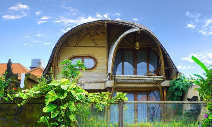 Mas Villa | Private Pool Bamboo Villa 3BR overlooking the rice fields