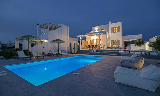 Kastraki Villa | Villa tranquila, 4 dormitorios / piscina privada