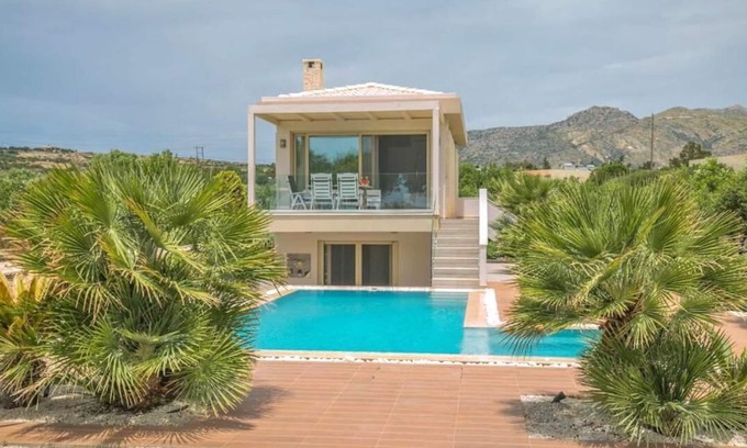 Ierapetra Villa | Villa de lujo con piscina privada en la playa