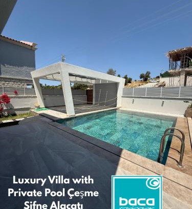 Sifne Mahallesi Apartamento | Luxury Villa with Private Pool Çeşme Sifne Alaçatı