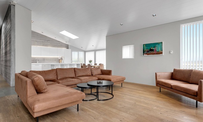 Laugaras Villa | Villa de lujo con vista al río En el sur de Islandia - El Círculo de Oro