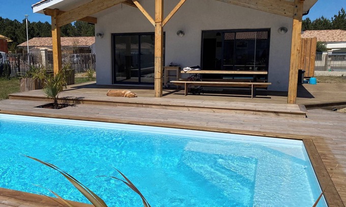 Vensac Villa | M'Ohana house near the center of the seaside resort of Montalivet les Bains