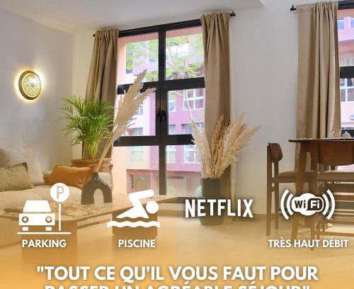 Majorelle Apartamento | M17-Le Duplex-Balcon-Piscine-Majorelle
