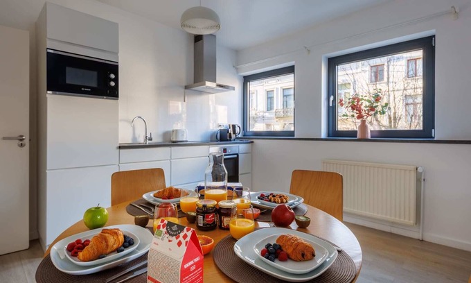 Wijk van de Squares Apartamento | MA - Berlaymont IV - Una Habitación Piso, Capacidad 4