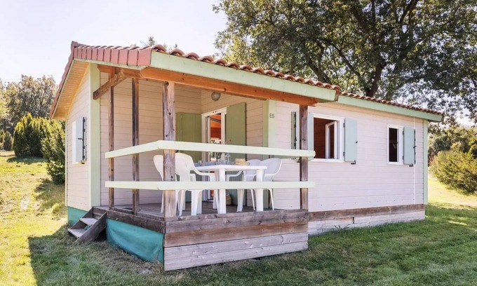 Chatel-Guyon Casa | Camping de la Croze *** - Chalet Edelweiss 3 habitaciones para 5 personas