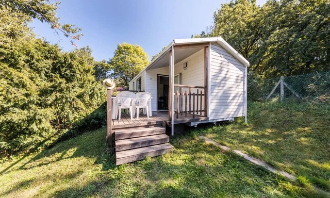 Chatel-Guyon Casa | Maeva Respire campsite in La Croze *** - Mobile home Zen 3 Rooms 4 People + TV