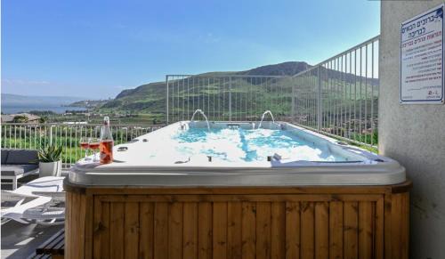 Migdal Casa | Magdala Infront Sea of Galilee and Mount Harbel