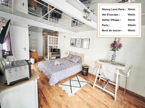 Chessy Apartamento | Magic Studio - Disneyland Paris Shopping village 9 minutes