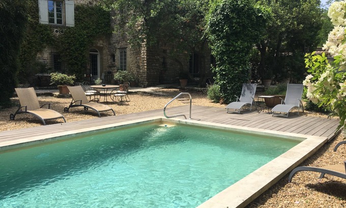 Arpaillargues-et-Aureillac Casa | Magnifique Magnanerie 18ieme Dans un Village Médiéval, 5duzes, Jardin Piscine