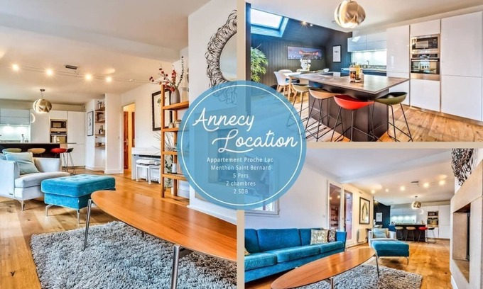 Menthon-Saint-Bernard Apartamento | Magnificent Apartment T3 - Near the lake of Annecy