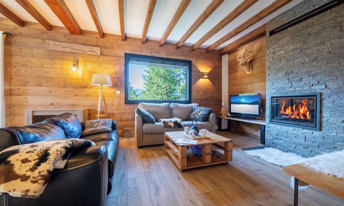 Orcieres-Merlette Chalet De Esquí | Amplio apartamento en chalet