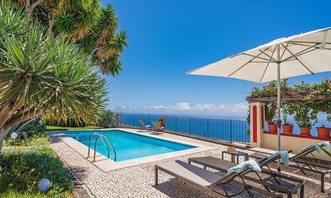 Monte Villa | Magnificent Funchal Villa | Quinta D'Alegria | 4 Bedrooms | Panoramic Sea & City Views | Short Drive to Centre