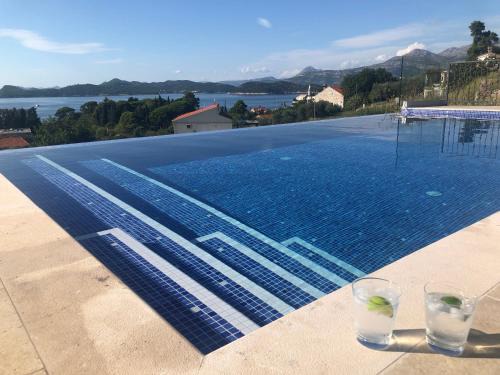 Lopud Island Villa | Magnificent new Villa Tofta on Lopud, Croatia. Sea views from the infinity pool