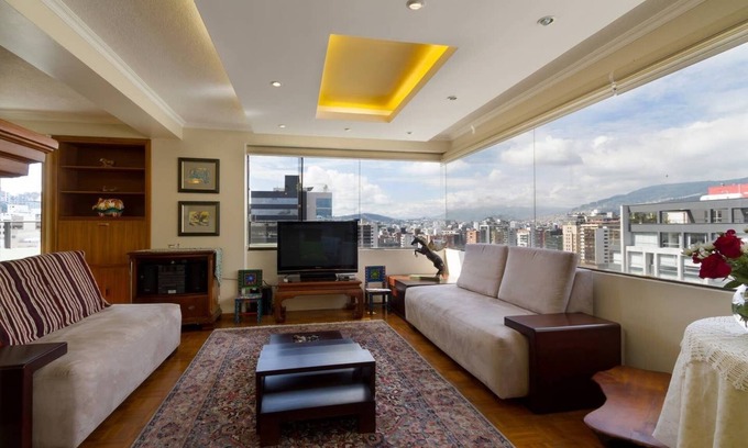 Distrito Financiero Apartamento | Magnífica vista de la casa Pent.