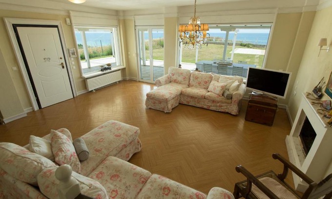 Nea Potidaia Casa | Magnificent Seascape Villa on a Secluded Beach