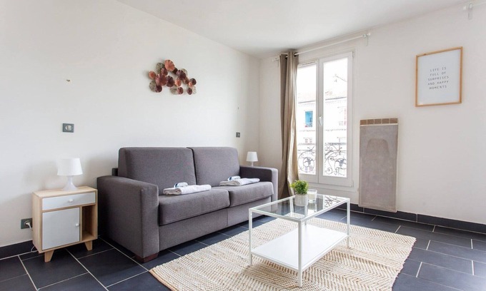 Quartier du Pont-de-Flandre Apartamento | Magnífico estudio - 2P - Pantin/Édouard Vaillant