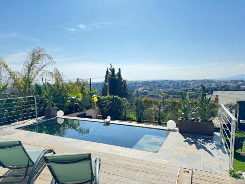Saint Pierre de Feric Apartamento | Magnifique appartement avec piscine et jardin