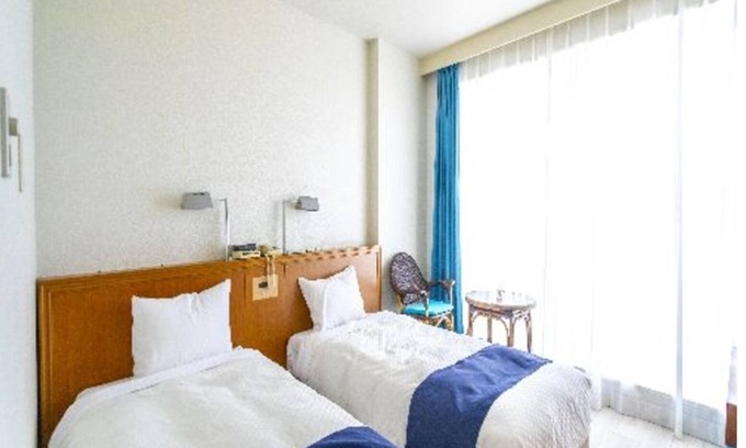 Kumejima Hotel | Main Building 2nd Floor Island View Twin vs | / Shimajirigun Okinawa