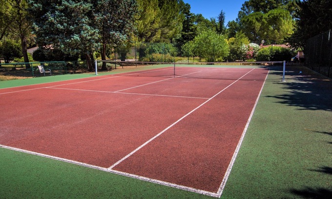 Sainte-Anastasie Casa | Encantadora casa de campo "Mazet" 6 pers. Con piscina privada climatizada y jardín vallado (tenis en la propiedad)