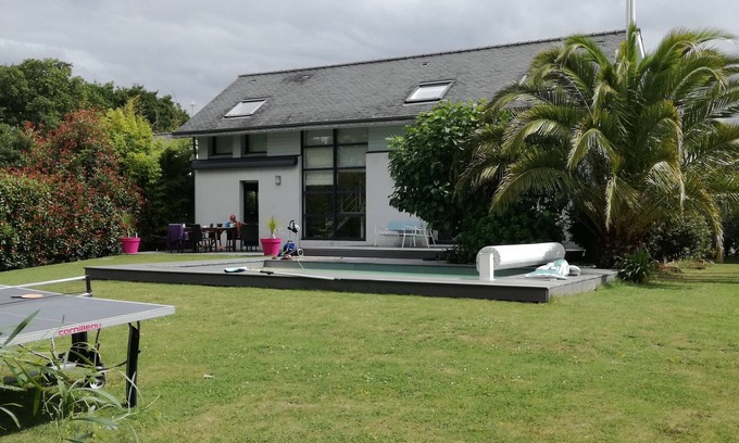 Clohars-Fouesnant Casa | Maison Architecte Avec Piscine