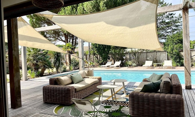 Ares Villa | Maison architecte avec piscine - Bassin d'Arcachon - 500m from the beach - 10 pers.