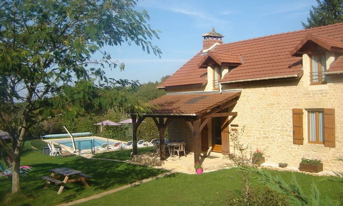 La Chapelle-Aubareil Casa | Maison Avec Piscine Privée Chauffée, Périgord Noir