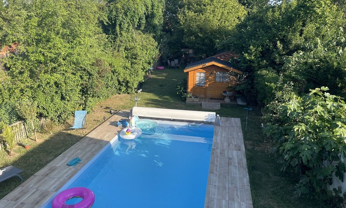 Le Perreux-sur-Marne Casa | Maison Avec Piscine 15 min de Paris et 30 min de Disney