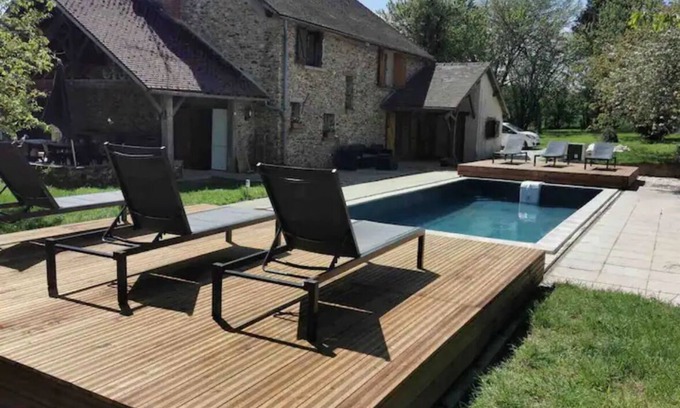 La Chapelle-Moutils Casa | Maison Avec Sauna Hamman ET Piscine Fêtes Interdit-