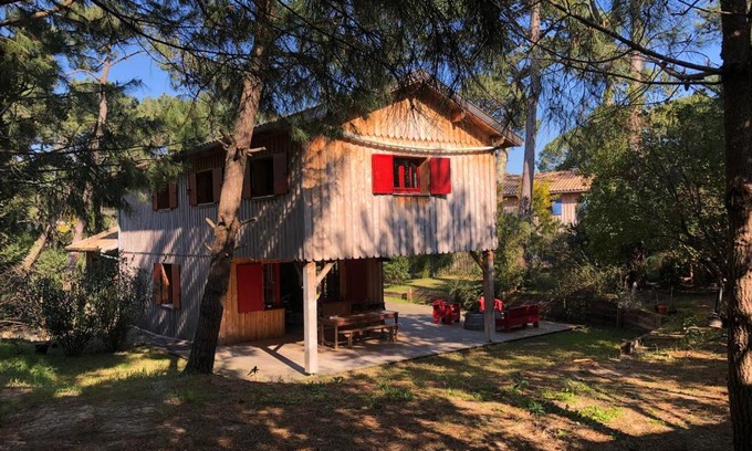 Cap-Ferret Villa | Maison bois 10 pers CapFerret Plage des Américains