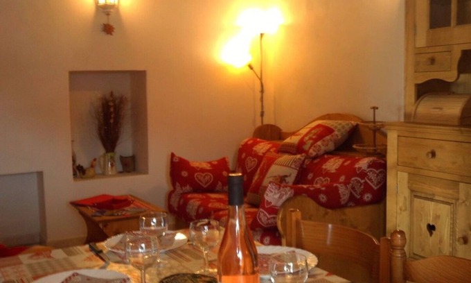Saint-Sorlin-d'Arves Chalet De Esquí | Maison d'Augustin, gentian chalet, 4/5 pers, 2 bedrooms, 3*, terrace, Savoie,