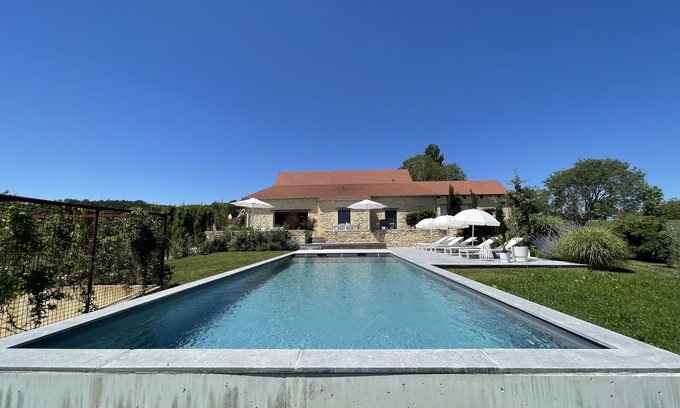 Sergeac Casa | Maison D'exception Climatisée en Périgord Noir-piscine Privée