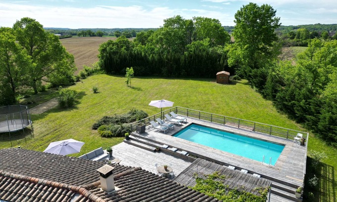 Sainte-Radegonde Casa | Maison de Campagne Avec Piscine au Cœur du Périgord