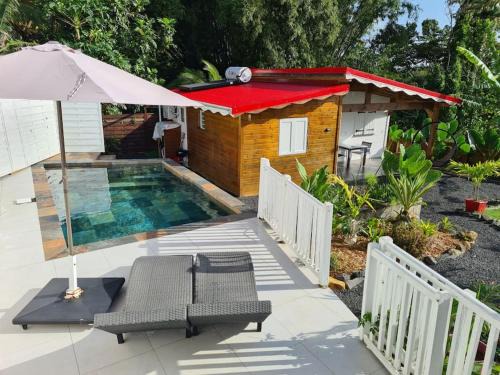 Lamentin Casa | Maison de campagne avec piscine et spa