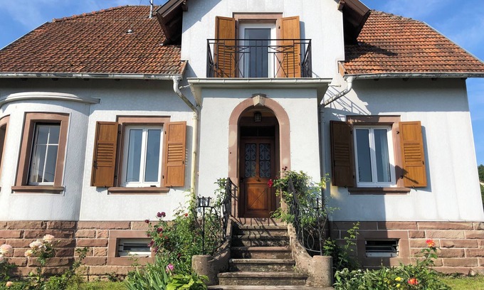 Marmoutier Casa | Maison de Maître au Calme Avec Grand Jardin, Idéal Pour les Familles