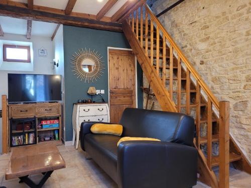 Saint-Regnobert-de-la-Cote-de-Nacre Casa | Maison de pêcheur charmante et atypique en pierre, 1 min de marche de la mer