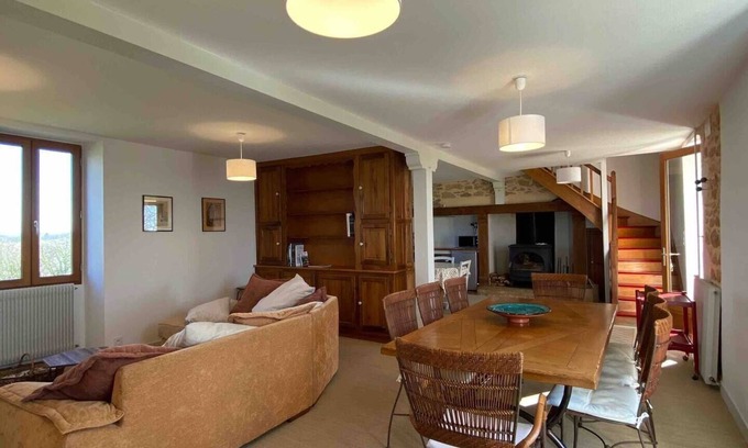 Salignac-Eyvignes Casa | Maison de Pierre Dans la Campagne Périgourdine