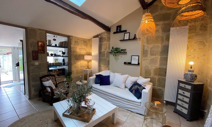 Miramont-de-Guyenne Casa | Maison de Ville de Caractère Avec Terrasse et Jardin